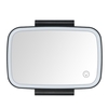Miroir pare-soleil de voiture avec éclairage LED Maquillage Soleil-ombrage Miroir cosmétique Miroir de vanité réglable Clip sur écran tactile automobile Miroir de maquillage