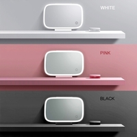 Miroir pare-soleil de voiture avec éclairage LED Maquillage Soleil-ombrage Miroir cosmétique Miroir de vanité réglable Clip sur écran tactile automobile Miroir de maquillage