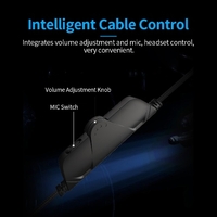 Mise à niveau A3 casque de jeu casque 50 mm pilote USB + 3, 5 mm sans pilote LED écouteur virtuel 7.1 multi-canaux éponge cache-oreilles