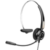 Mise à niveau du casque de communication Casque directionnel à réduction de bruit Casque antibruit en cuir réglable à 330 ° Le connecteur USB
