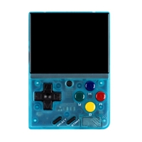 miyoo mini portable mini nostalgique FC rétro open source portable GBA arcade PS portable IPS console de jeu bleu translucide (anglais) miyoo mini (128G)