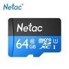 Mémoire de stockage de données de carte mémoire de Micro SDXC TF de la classe 10 64G de Netac P500 grande vitesse jusqu