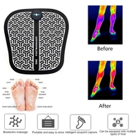 Ménage EMS bioélectricité masseur de pieds Massage de Relaxation soulager la douleur réduire la Fatigue plié Portable