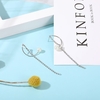 Mode Alliage Cristal Goutte Pendentif Boucles D
