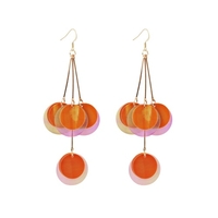 Mode exagéré style bohème paillettes paillettes boucles d