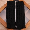 Mode hiver unisexe réchauffeur bras doigts tricotés longs gants mitaines mignon