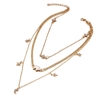 Mode Multicouche Collier Lune Étoile Éléphant Pendentif Collier Clavicule Chaîne Femmes Bijoux