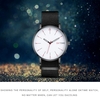 Mode Ultra Simple Couple Quartz Montre Casual Montre-bracelet analogique unisexe