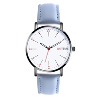 Mode Ultra Simple Couple Quartz Montre Casual Montre-bracelet analogique unisexe