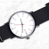 Mode Ultra Simple Couple Quartz Montre Casual Montre-bracelet analogique unisexe