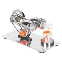 Modèle de moteur de moteur Stirling générateur de puissance thermique expérience d