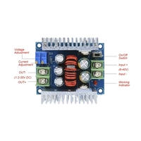 Module abaisseur de convertisseur abaisseur 300W 20A DC-DC DC 6-40V à DC 1.2-36V Module de courant Constant de tension réglable condensateur électrolytique