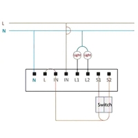 Module de commande bidirectionnel Aqara contrôleur de relais sans fil 2 canaux fonctionnent pour APP et interrupteur de commande Kit maison Aqara LLKZMK11LM