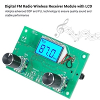 Module de récepteur sans fil de radio FM numérique KKmoon Écran LCD avec rétro-éclairage Module DSP PLL 76, 0 MHz-108, 0 MHz Mini module de radio FM stéréo numérique mini