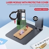 Module Laser 450nm 40W avec couvercle de protection longueur focale fixe tête de gravure Laser haute vitesse graveur Laser Cutter imprimante 3D CNC routeur Module Laser pour bricolage artisanat bois cuir tissu papier découpe gravure