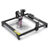Module laser de gravure ATOMSTACK 40W 405nm compatible avec la machine de découpe et de gravure laser A5 Protection des yeux Tête laser à focale fixe améliorée Puissance optique 5-5.5W pour machine de découpe laser CNC