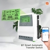 MOES Tuya BT Intelligent Dual Power Controller 80A 16KW ATS Commutateur de transfert automatique pour système éolien solaire hors réseau Commutation entre 12/24/48V 110/220V Support APP Télécommande