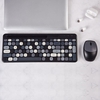 Mofii 2.4G clavier sans fil souris Combo clavier et souris partageant un récepteur Interface USB 110 conception de fente de clé