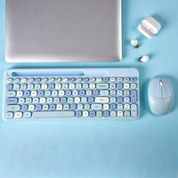 Mofii 2.4G clavier sans fil souris Combo clavier et souris partageant un récepteur Interface USB 110 conception de fente de clé