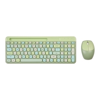 Mofii 2.4G clavier sans fil souris Combo clavier et souris partageant un récepteur Interface USB 110 conception de fente de clé