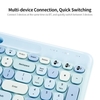 Mofii sans fil BT clavier commutation multi-appareils fente intégrée touches de raccourci multimédia économie d