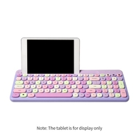 Mofii sans fil BT clavier commutation multi-appareils fente intégrée touches de raccourci multimédia économie d