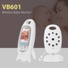 Moniteur bébé vidéo avec caméra et Audio à distance vue large bidirectionnelle Audio Talk Vision nocturne infrarouge 8 berceuses