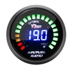 Moniteur de rapport air / carburant automatique de voiture numérique de 2 pouces 52MM 20 lumières analogique de jauge de course