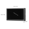 Moniteur portable à écran tactile de 7 pouces Résolution 1024 * 600 IPS Panel LCD Écran tactile capacitif Affichage de surveillance avec haut-parleurs