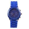Montre à quartz classique montre-bracelet unisexe avec bracelet en silicone montres décontractées légères montre analogique étanche"idienne
