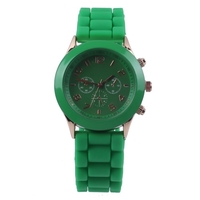 Montre à quartz classique montre-bracelet unisexe avec bracelet en silicone montres décontractées légères montre analogique étanche"idienne