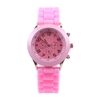 Montre à quartz classique montre-bracelet unisexe avec bracelet en silicone montres décontractées légères montre analogique étanche"idienne