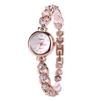 Montre à Quartz de mode en alliage de cristal Bracelace Mesdames Bracelace Montre Femme Montre-bracelet