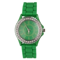 Montre à Quartz pour femmes classique montre-bracelet de mode féminine avec bracelet en silicone montres décontractées légères montre analogique étanche"idienne