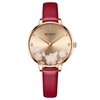 Montre à Quartz pour femmes CURREN montre-bracelet analogique de mode féminine 3ATM montre étanche pour dames avec bracelet de montre en cuir