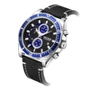Montre à Quartz pour hommes MEGIR montre-bracelet chronographe analogique avec calendrier 3ATM cadran lumineux étanche montre décontractée avec bracelet en cuir