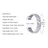 Montre Bande de Haute Qualité Montre Bande En Alliage de Zinc Femmes Montre Bande Mode Simple Style Dragonne pour Fitbit Charge 2
