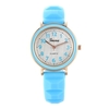 Montre-bracelet de quartz de montre de femmes de quartz Montre-bracelet femelle occasionnelle