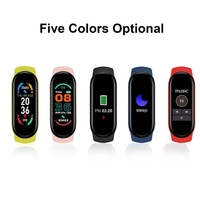Montre-bracelet de sport intelligente M6 Écran TFT de 0, 96 pouce BT4.0 Tracker d