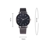 Montre-bracelet élégante à la mode en alliage simple à la mode