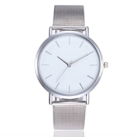 Montre-bracelet élégante à la mode en alliage simple à quartz