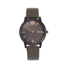 Montre de bande de cuir de mode de femmes simple montre occasionnelle de quartz d