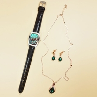 Montre Femme Collier Boucles D