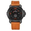 Montre Homme Mouvement Quartz Date Semaine Affichage Business Montre-Bracelet Décontractée