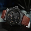 Montre Homme Mouvement Quartz Date Semaine Affichage Business Montre-Bracelet Décontractée