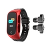Montre intelligente 2-en-1 TWS Écouteurs Fitness Tracker True Wireless BT5.0 Casque Podomètre Compteur de calories Tracker d