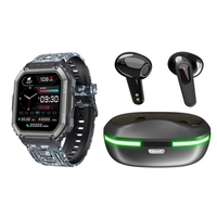 Montre intelligente avec bracelet intelligent C20S + écouteurs sans fil PRO60 Écouteurs BT