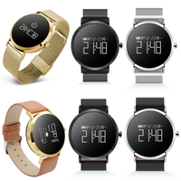 Montre intelligente de la pression artérielle de la fréquence cardiaque CV08 - Bracelet en métal