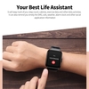 Montre intelligente Mibro Color avec écran tactile couleur de 1, 57 pouces 15 modes sportifs Surveillance de la fréquence cardiaque Montre noire + bracelet rose