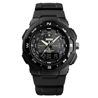 Montre électronique numérique analogique SKMEI 1454 pour hommes